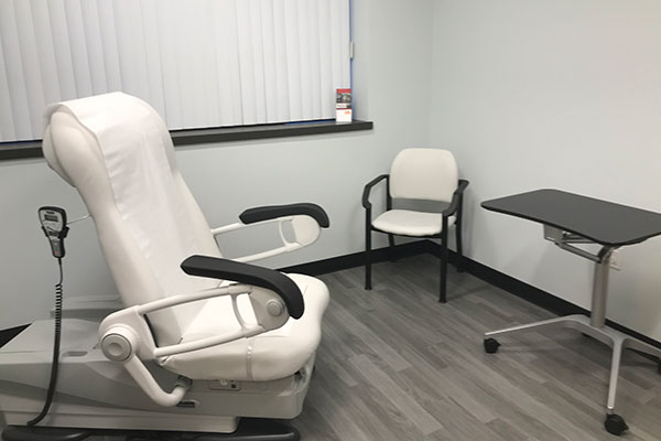 Dr. Helena Santos Martin's Beverly, MA primary care office exam room.