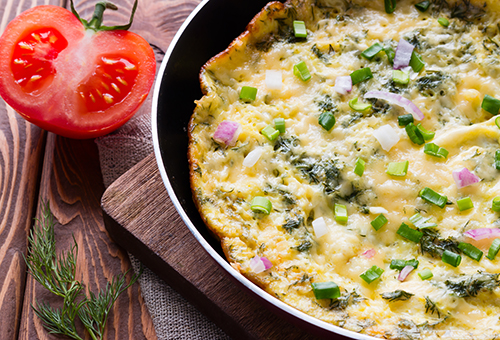 Herb & Onion Frittata Recipe