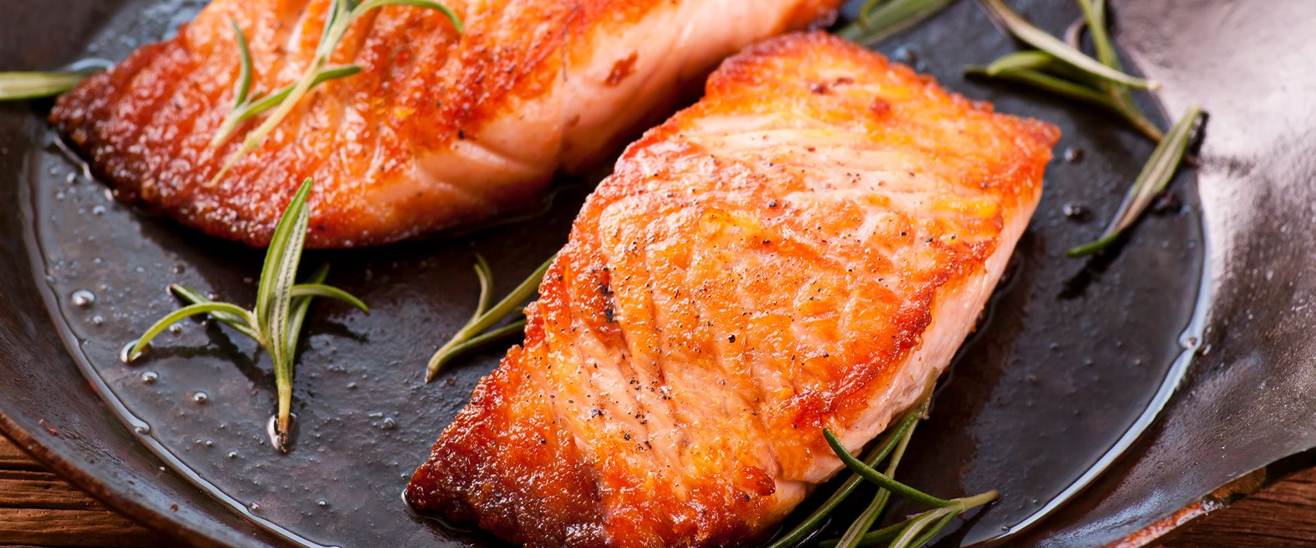 Fatty fish like salmon are good for your heart.