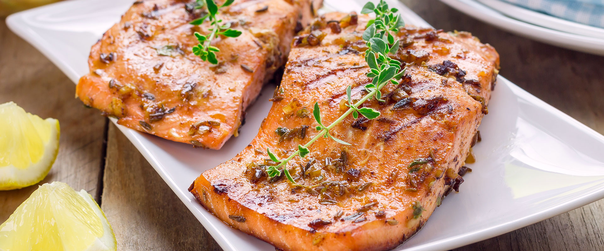 Fatty fish like salmon contain omega-3 fatty acids, which are good for your heart.
