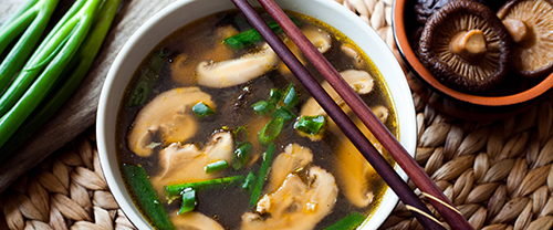 Shiitake & Noodle Hot & Sour Soup