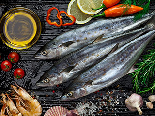 Fish heavy in omega-3 fatty acids are a good way to eat for heart health.