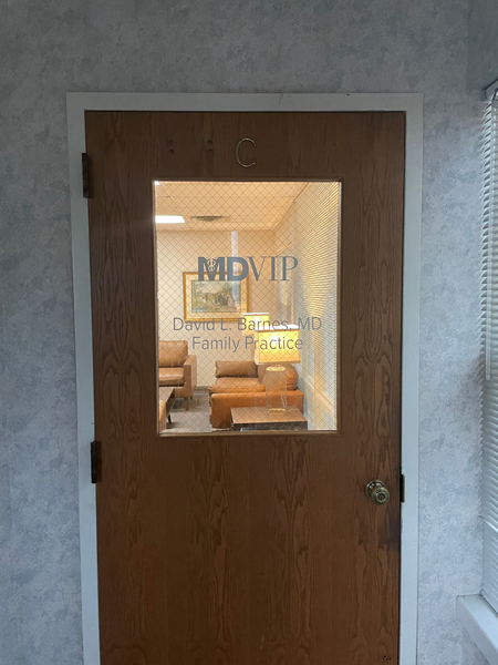 Office Door with Signage