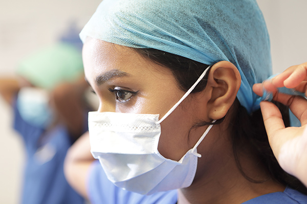 Surgical masks are okay for bacteria but may not help protect against viruses.
