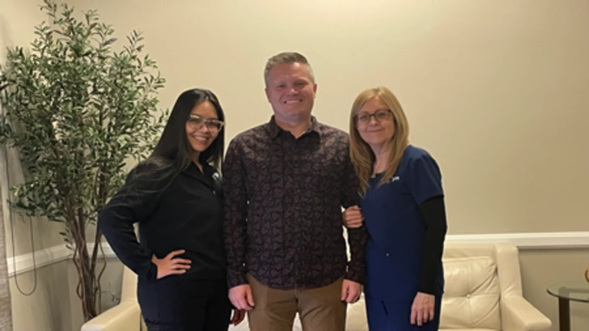 Dr. Jensen with Staff