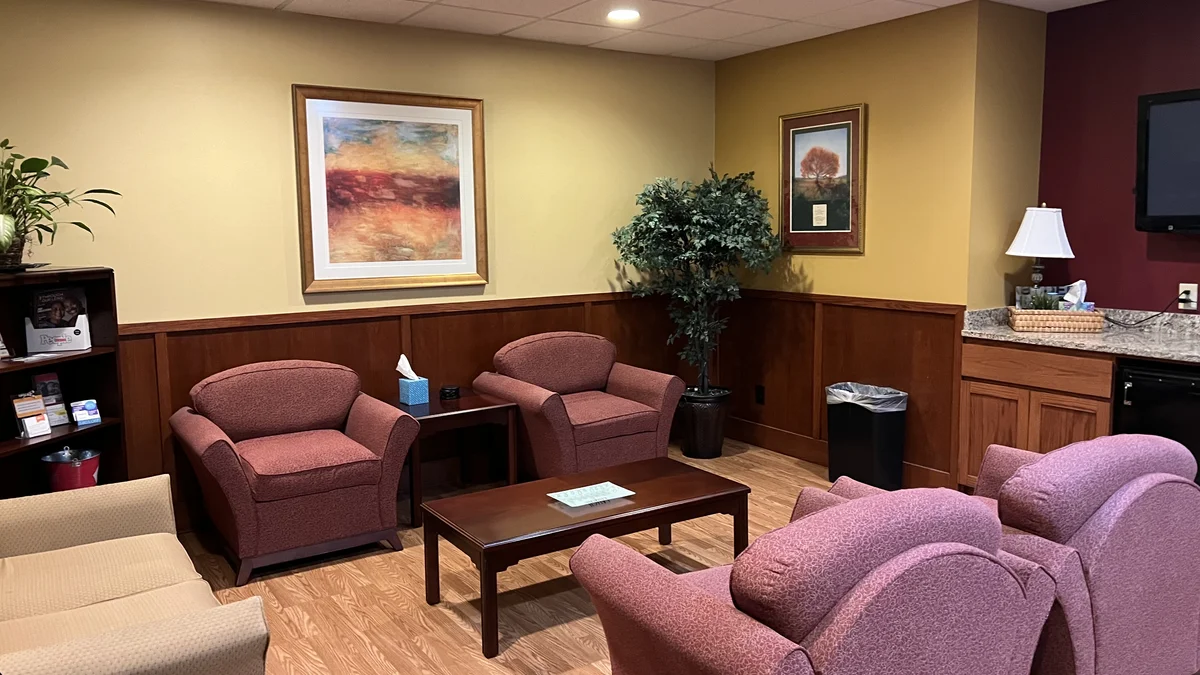 Dr Van Jura's waiting room