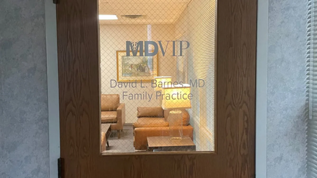 Dr. Barnes Office Door