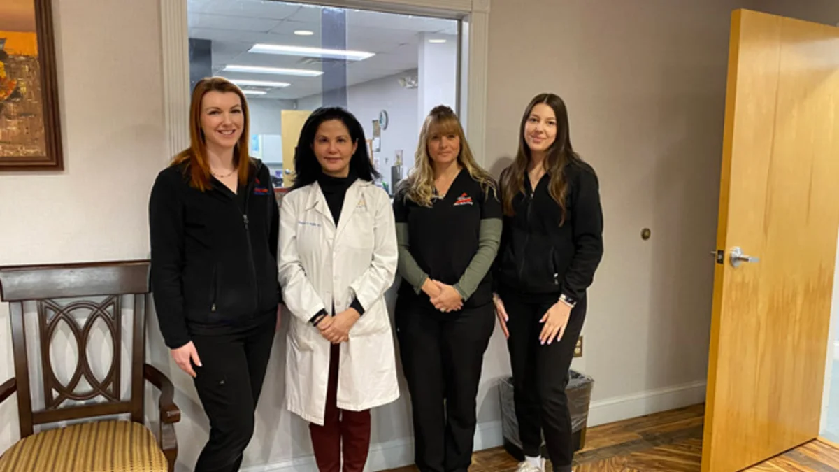 Dr. Padilla with staff