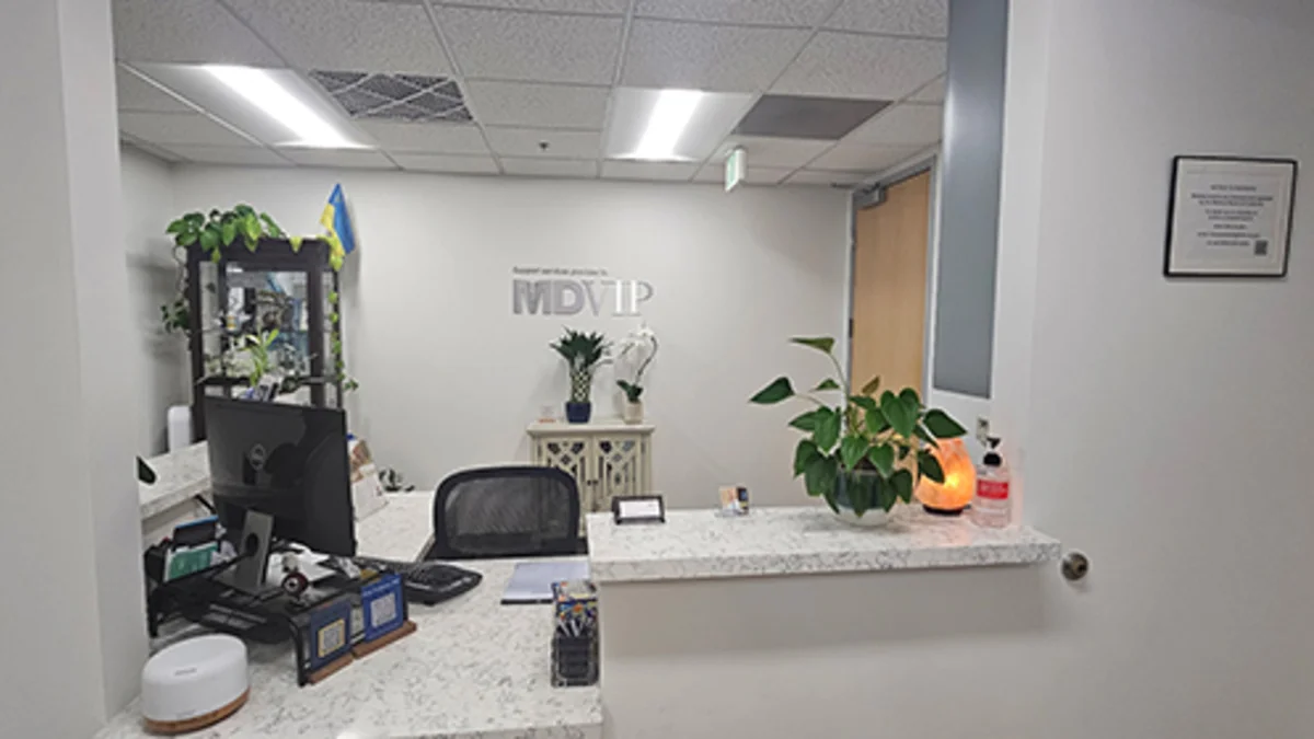 Dr. Irina Feldman's reception area