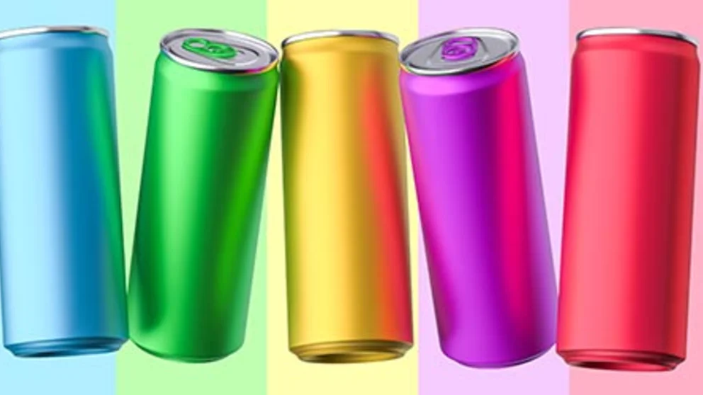 Energy drinks can have large amounts of caffeine