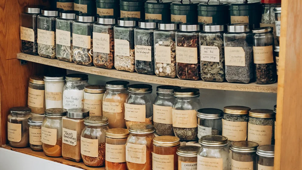 Herb and spice rack