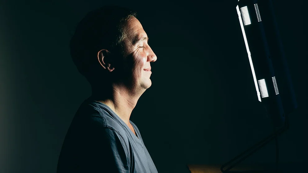 Light therapy may be able to help you sleep.