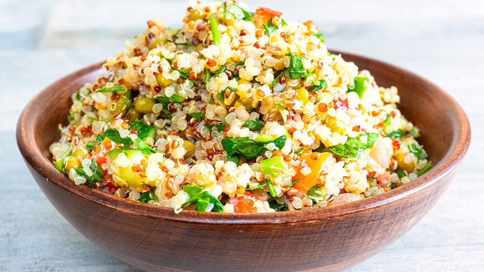 Quinoa with vegetables