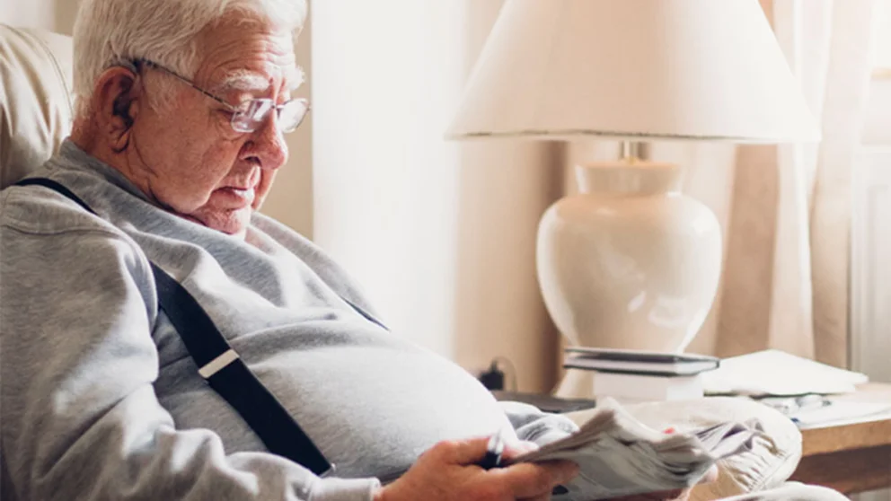 Living a sedentary lifestyle is one risk factor for dementia.