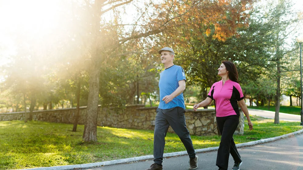 couple walking