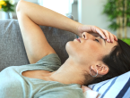 Woman suffering from chronic fatigue.