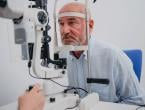 male patient at ophthalmology appointment