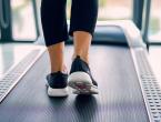 Women walking on treadmill