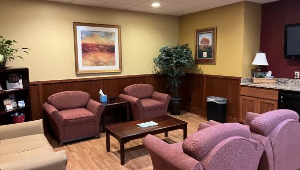 Dr Van Jura's waiting room