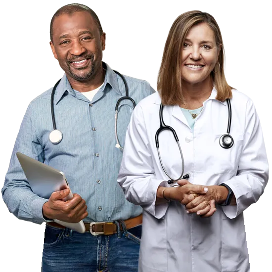 physician standing together