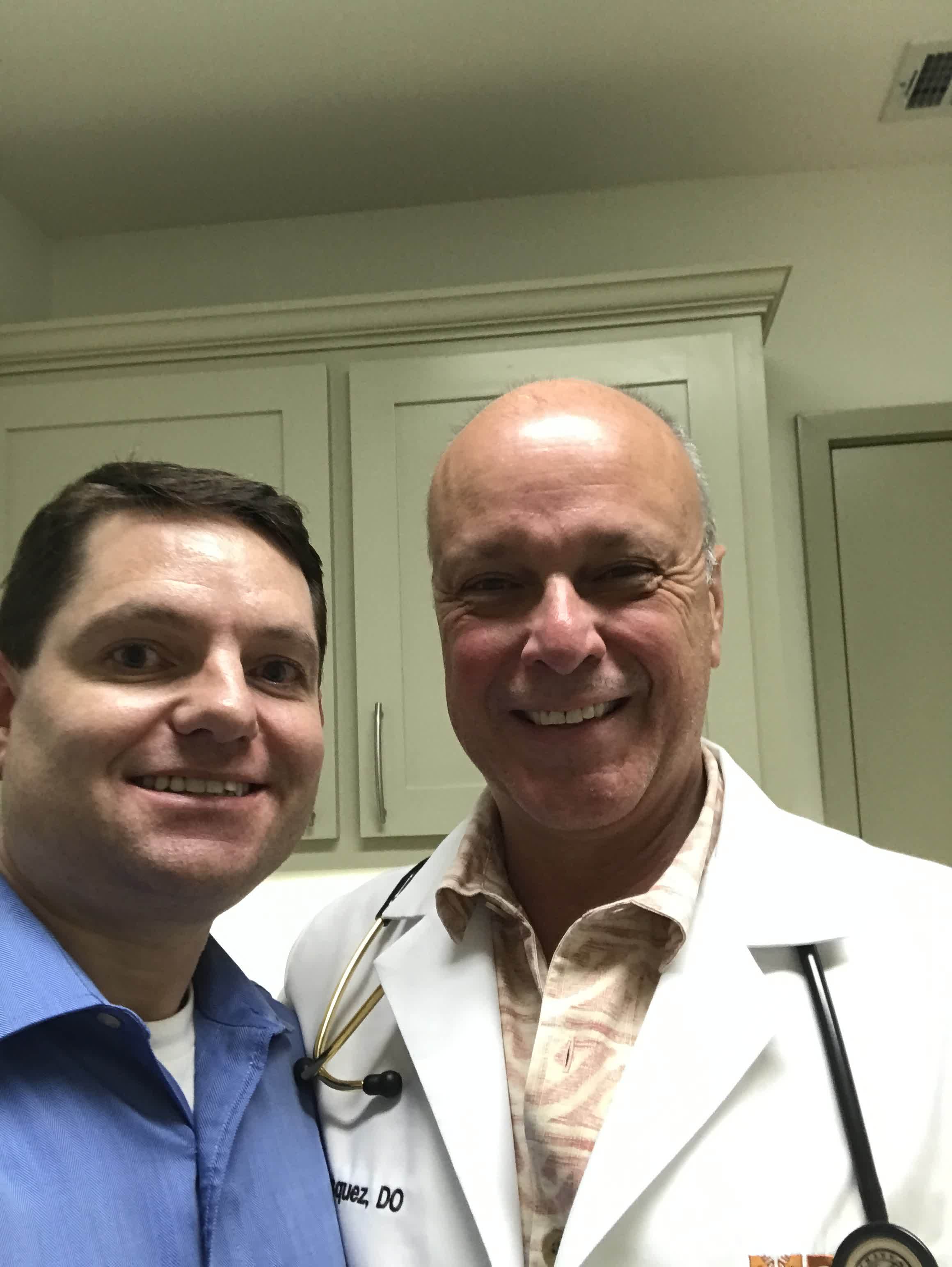 Dr. Vasquez isn't just my doctor; he's my friend. MDVIP
